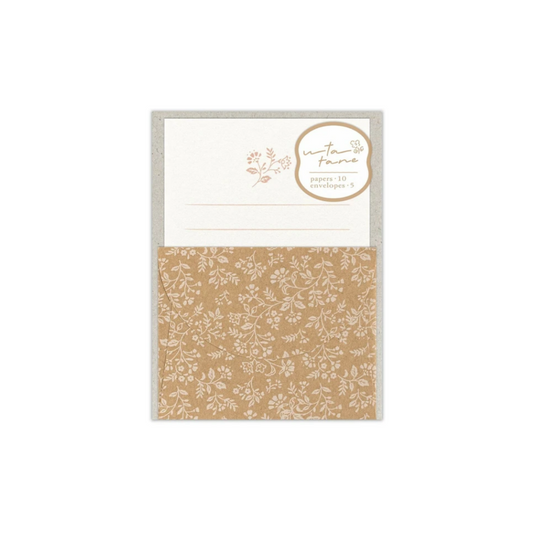 Watatane Woodland Mini Writing Letter Set - Sand