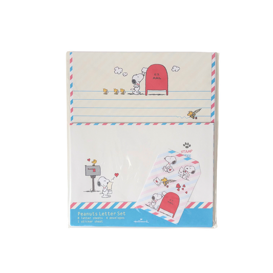 Hallmark Snoopy Peanuts Letter Set - U.S Mail Design