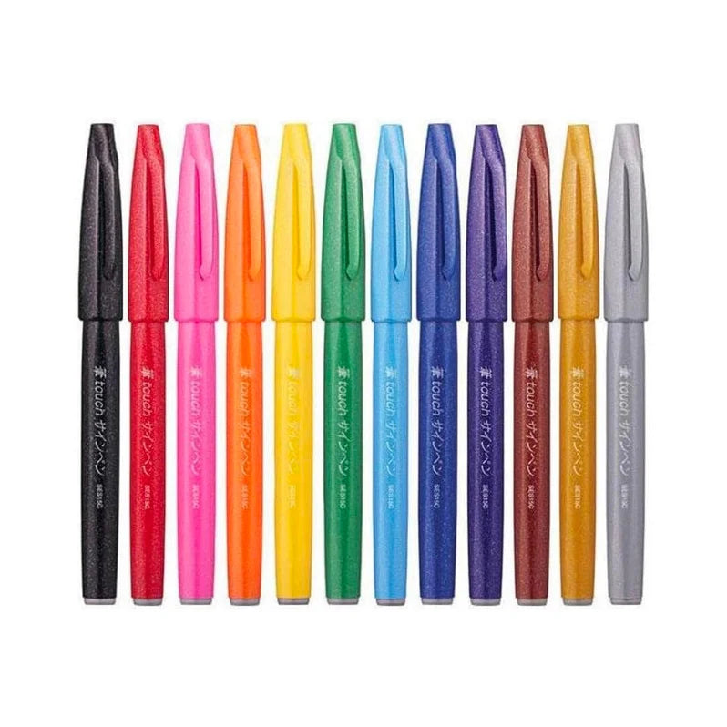 Pentel Fude Touch Brush Pen - Classic Colours