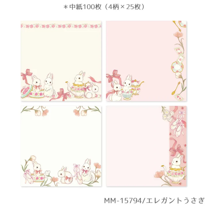 Clothes Pin Miki Takei Rabit Memo Pad (Pink)